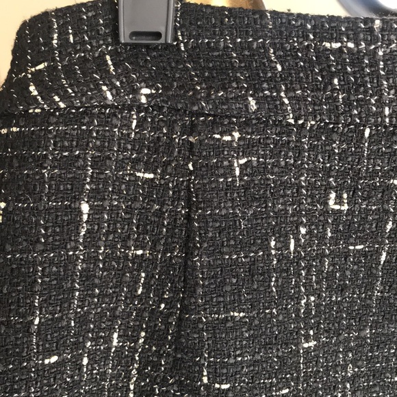 SHEIN Tweed Mini Skirt M - Knee Length black gold - Picture 7 of 10